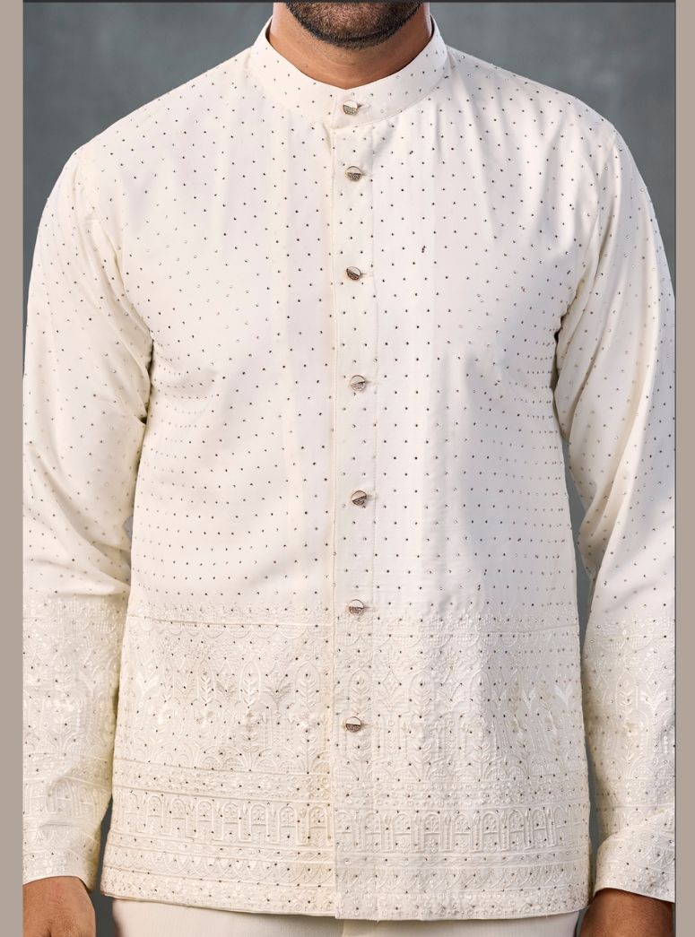 PEARL WHITE JODHPURI